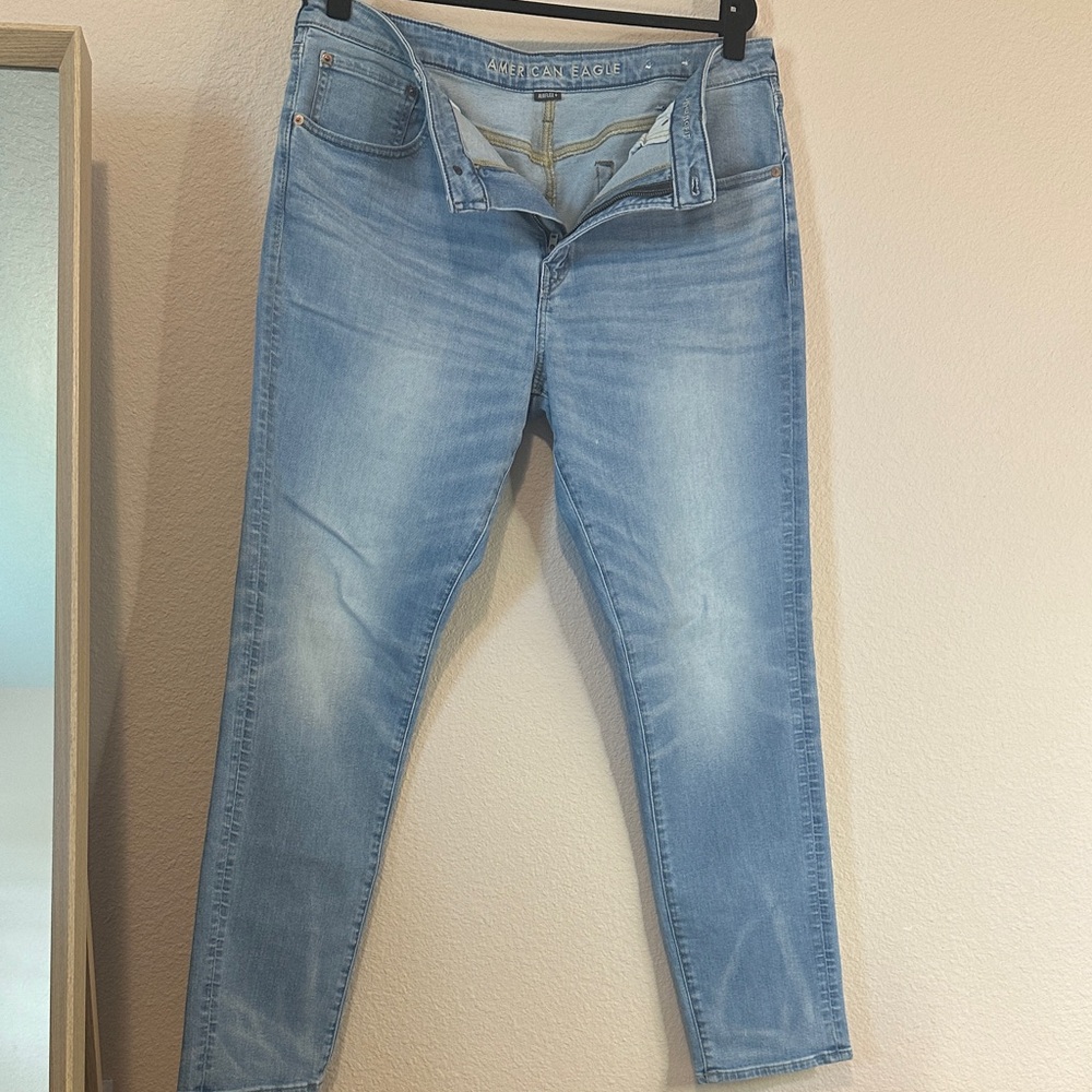 American Eagle Outfitters Light Blue Athletic Fit Jeans
